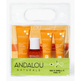 On The Go Essentials The Brightening Routine 4 Count by Andalou Naturals