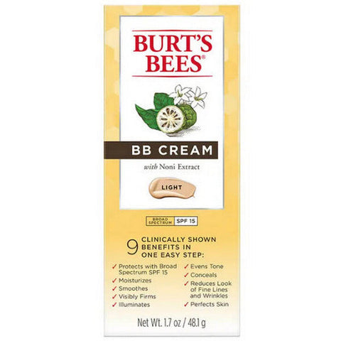 Burts Bees, Facial Care BB Cream Light SPF 15, 1.7 Oz Burts Bees