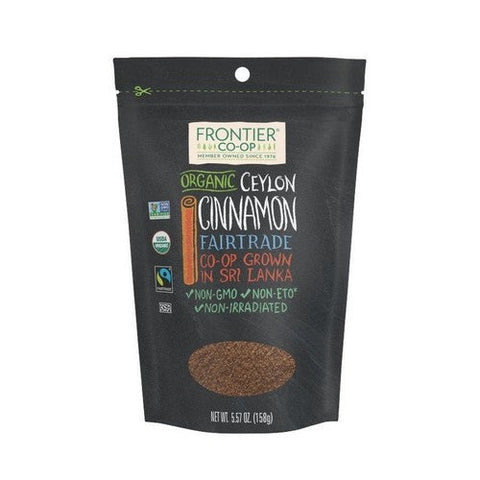 Frontier Coop, Organic Ceylon Cinnamon Fair Trade Powder, 5.57 Oz Frontier Coop