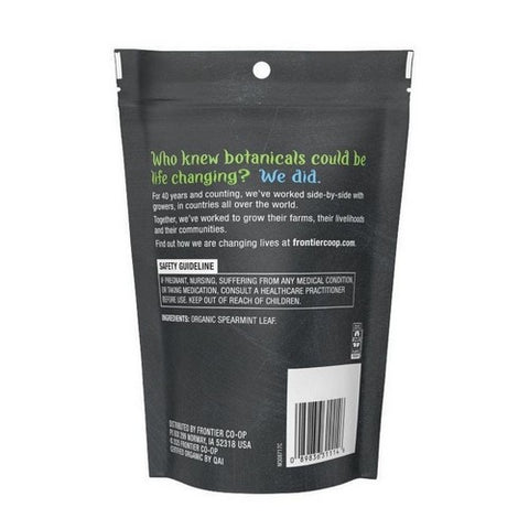 Frontier Coop, Organic Spearmint Leaf, 1.48 Oz