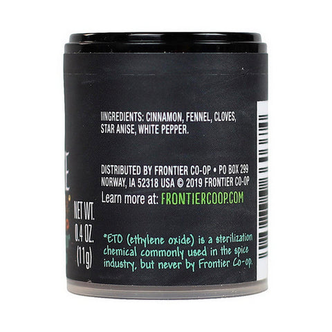 Frontier Coop, Five Spice Powder, 0.4 Oz