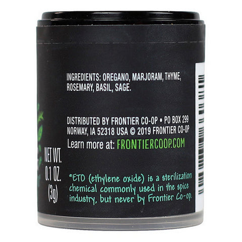 Frontier Coop, Italian Seasoning, 0.1 Oz