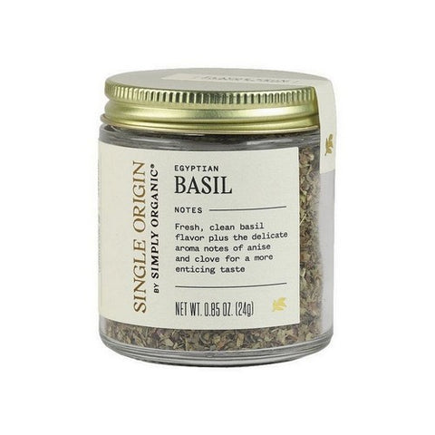 Simply Organic, Single Origin Egyptian Basil Organic, 0.85 Oz