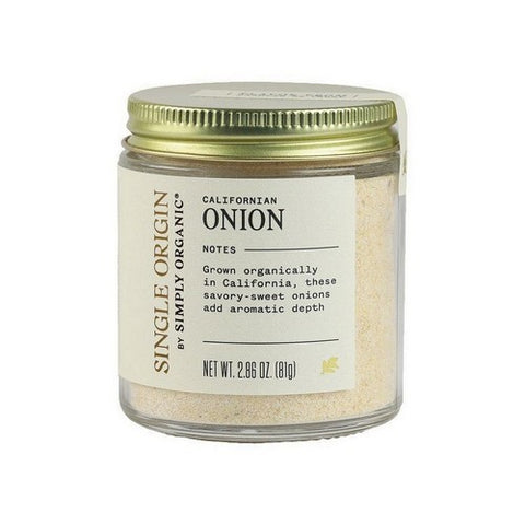 Simply Organic, Single Origin Californian Onion Organic, 2.86 Oz