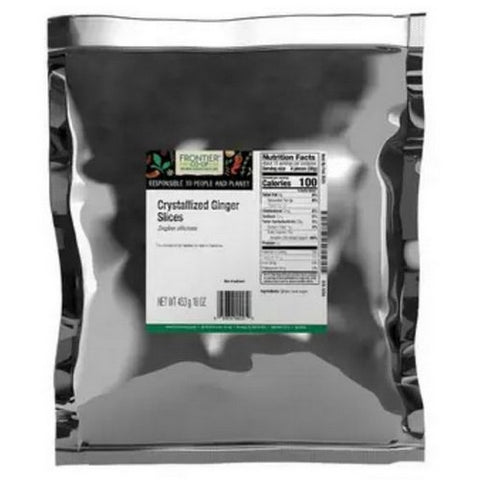 Crystallized Ginger Slices 1 Lb by Frontier Coop