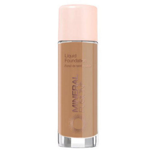 Mineral Fusion, Warm 5 Dark Caramel Pressed Powder Foundation, 0.32 Oz Mineral Fusion