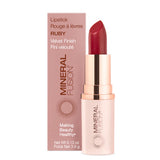 Ruby Lipstick 0.137 Oz by Mineral Fusion
