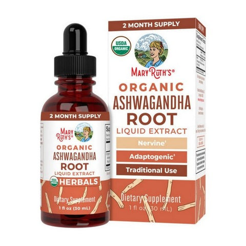 MaryRuth's, Organic Ashwagandha Root Liquid Drops, 1 Oz