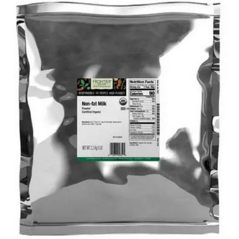 Frontier Coop, Organic Non-Fat Milk Powder, 5 Lbs