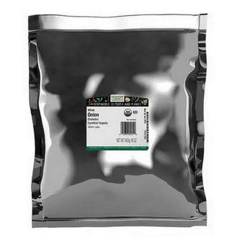 Frontier Coop, Organic Granulated White Onion, 16 Oz