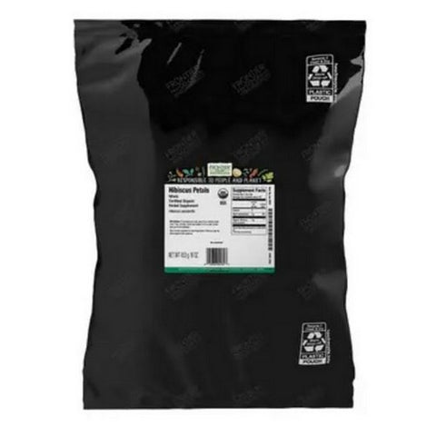 Frontier Coop, Organic Hibiscus Petals Whole, 1 Lb