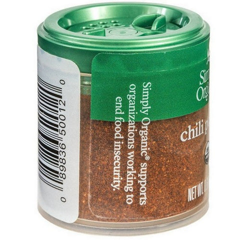 Simply Organic, Organic Chili Powder, 0.60 Oz