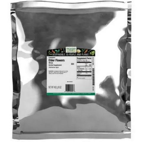 Frontier Coop, Elder Flowers Whole, 1 Lb