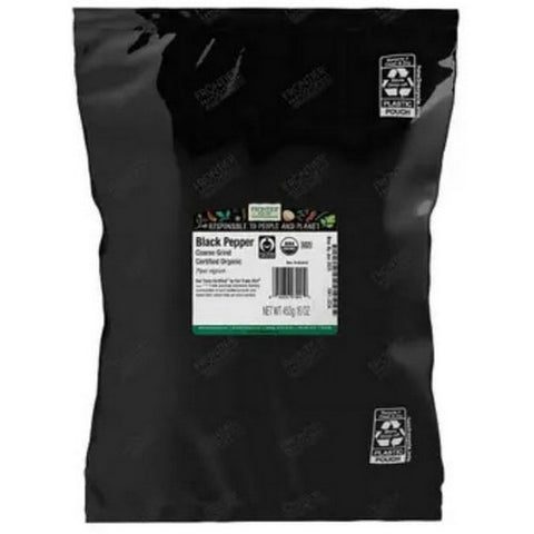 Frontier Coop, Organic Coarse Grind Black Pepper, 1 Lb
