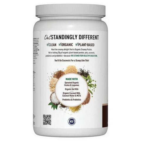 Garden of Life, Organic Creamy Protein with Oatmilk Chocolate Brownie, 920 Grams