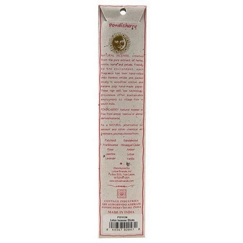 Pondicherry Natural Incense, Lots Incense Sticks, 15 Count