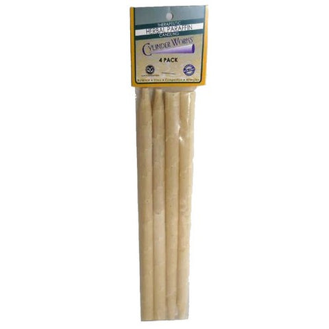 Cylinder Works, Natural Paraffin, 4 Count