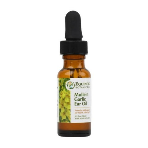 Equinox Botanicals, Mullein Garlic Ear Oil, 0.5 Oz
