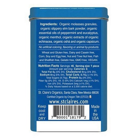 South Of France Soaps, Organic Throat Soothers, 1.38 Oz