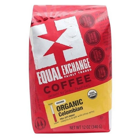 Equal Exchange, Organic Colombian Coffee, 12 Oz
