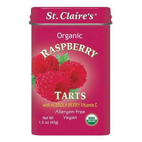 St. Claire's, Organics Raspberry Tarts, 1.5 Oz St. Claire's