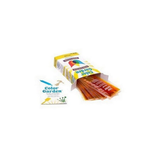 Color Garden, Yellow Natural Food Coloring, 5 Packets