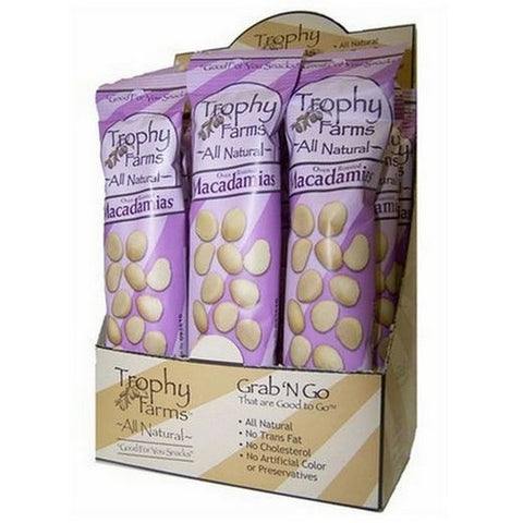 Trophy Farms, Macadamias, 12 Packets