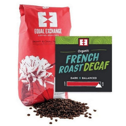 Equal Exchange, Organic French Roast Decaf Whole Bean Coffee, 5 Lb Equal Exchange