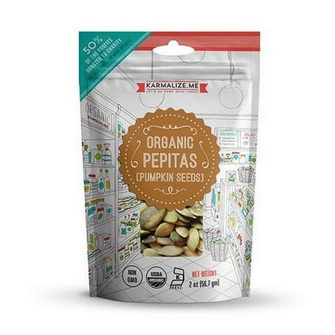 Karmalize.Me, Organic Pumpkin Seeds, 2 Oz