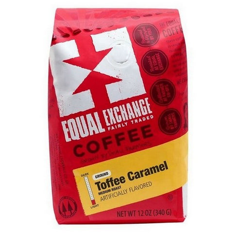 Equal Exchange, Toffee Caramel Ground Coffee, 12 Oz