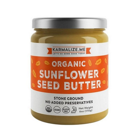 Karmalize.Me, Organic Sunflower Seed Butter, 6 Oz