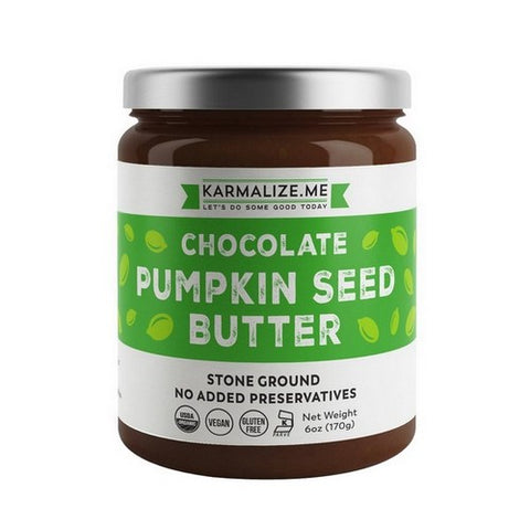 Karmalize.Me, Organic Chocolate Pumpkin Seed Butter, 6 Oz
