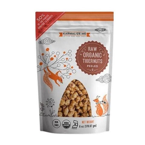 Karmalize.Me, Organic Peeled Tiger Nuts, 6 Oz