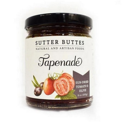 Sutter Buttes, Sun Dried Tomato And Olive Tapenade, 9 Oz