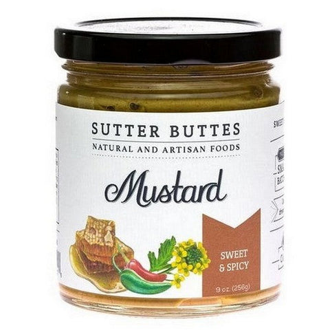 Sutter Buttes, Sweet And Spicy Gourmet Mustard, 9 Oz Sutter Buttes