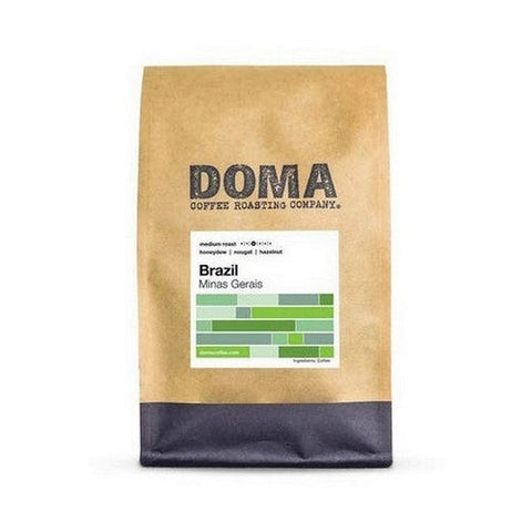 DOMA Coffee Roasting Company, Brazil Whole Bean Coffee, 12 Oz DOMA Coffee Roasting Company