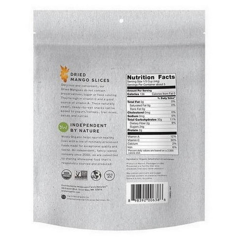 Wildly Natural, Dehydrated Mango Slices, 8 Oz