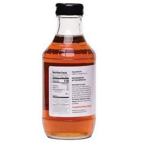 Maple Valley Cooperative, Organic Maple Syrup Amber And Rich, 16 Oz