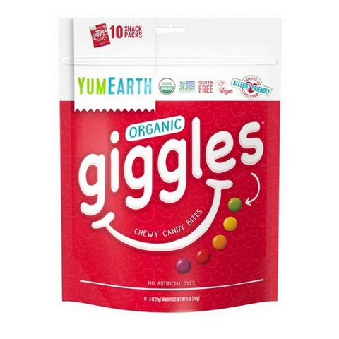Yogi, Organic Giggles Chewy Candy Bites, 10 Oz