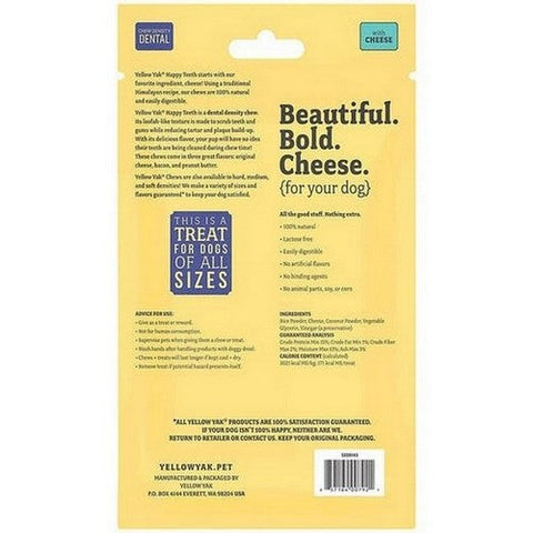 Yellow Yak, Cheese Dental Chews, 4 Oz Yellow Yak