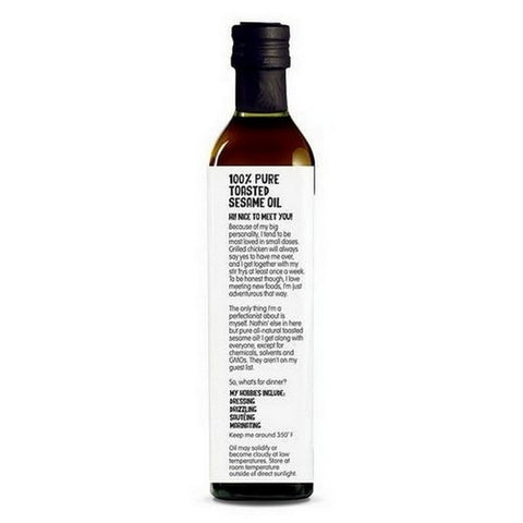 Chosen Foods, Toasted Sesame Oil, 8.4 Oz