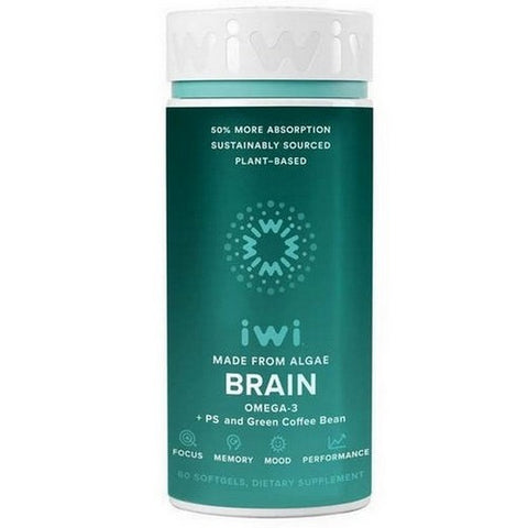 iwi, Brain Omega 3, 60 Count