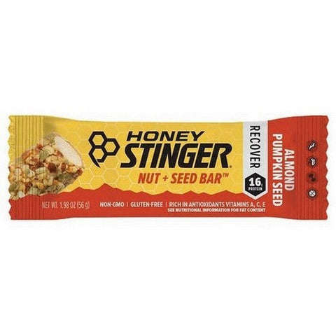 Honey Stinger, Almond Pumpkin Nut + Seed Bar, 1.98 Oz Honey Stinger