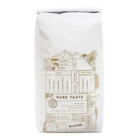 Twin Engine Coffee, Organic Estate Dark Whole Bean Coffee, 2.2 lb Twin Engine Coffee
