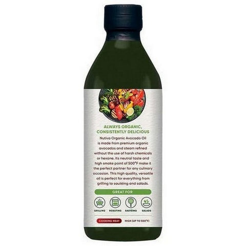 Nutiva, Organic Pure Avocado Oil, 16 Oz