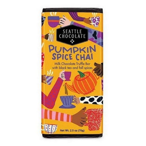 Seattle Chocolate Co., Pumpkin Spice Chai Truffle Bar, 2.5 Oz Seattle Chocolate Co.