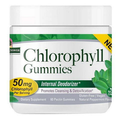 Nature's Answer, Chlorophyll Gummies, 50 Mg, 60 Count