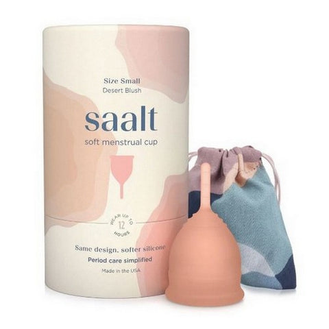 Saalt, Mist Desert Blush Small Soft Menstrual Cup, 1 Count