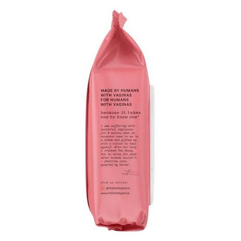 The Honey Pot, Pot Bergamot Rose Wipes, 30 Count