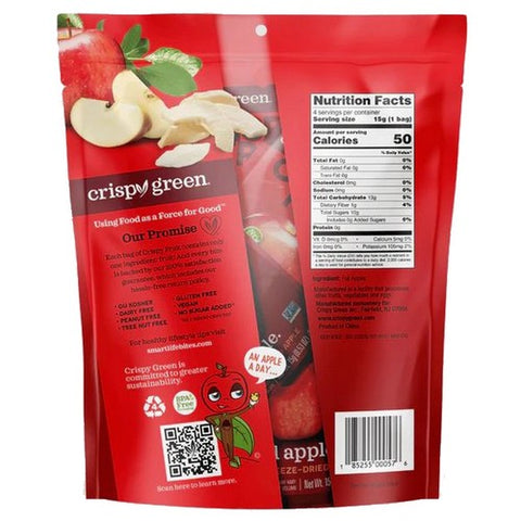 Crispy Green, All Apple Freeze Dried Fruit, 0.53 Oz